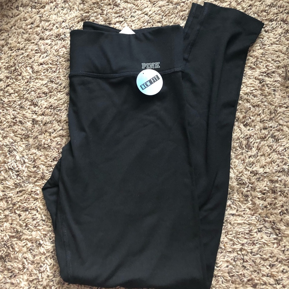 NWT PINK Ultimate Black Leggings
